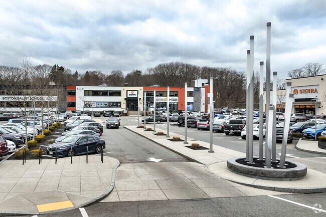 Newton Highland residents can get all errands done at the shopping centers along Needham St.