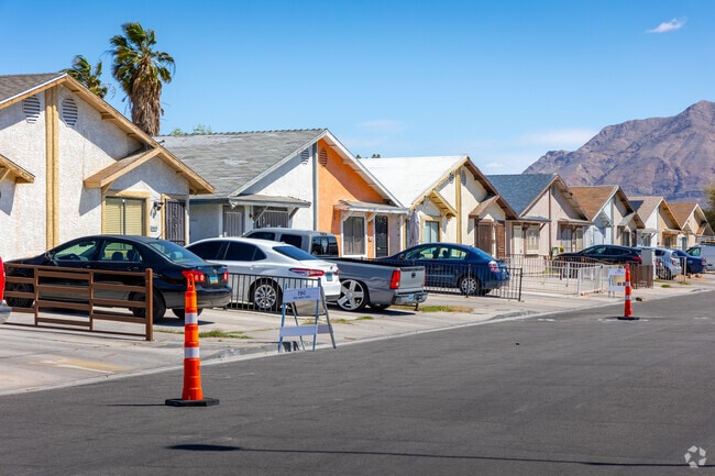 Cottages are present throughout East Las Vegas, offering a more affordable way of living.