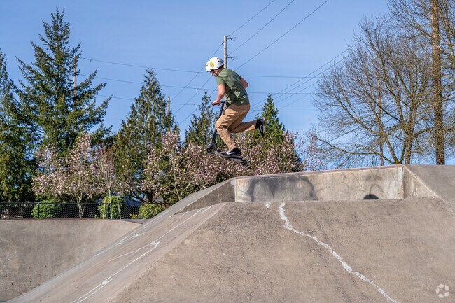 Skaters can show off their skills at Reedville Skate Park.