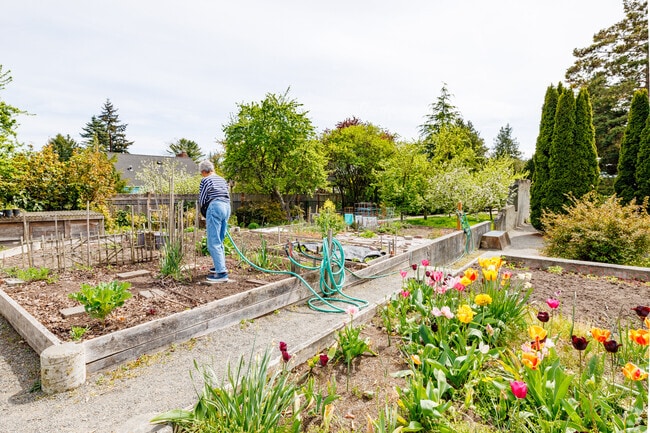 Kirke Park is in the heart of Whittier Heights, offering a garden and a playground.