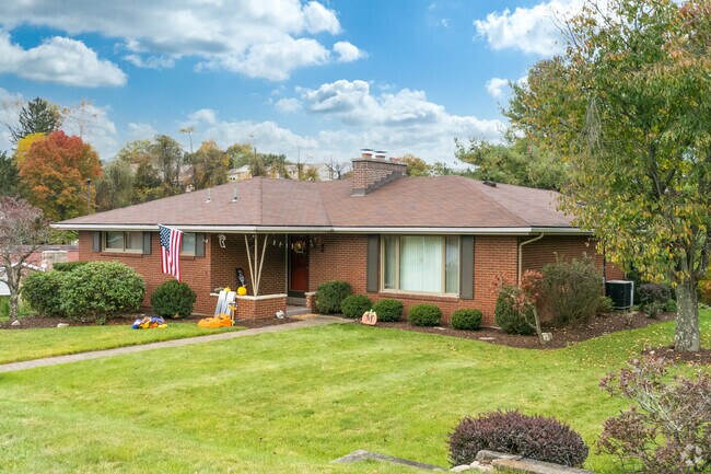 Brick ranch homes are just one of the styles of homes that you will see in North Huntingdon.