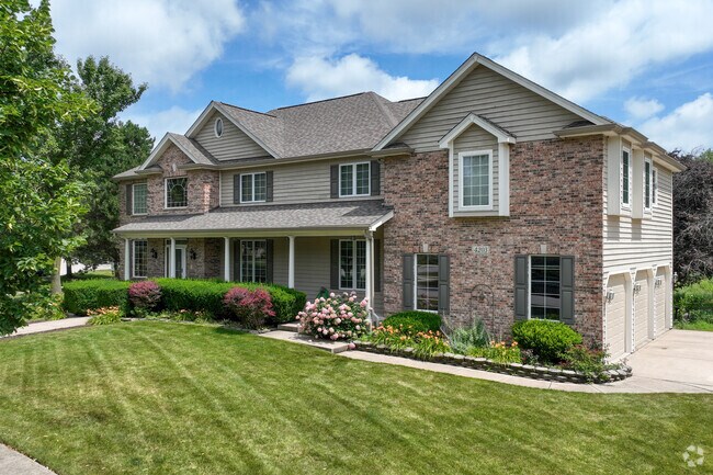 Traditional style homes with covered front porches can be found throughout River Run.