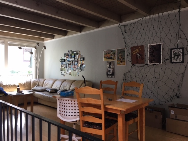 living room/dining room upstairs