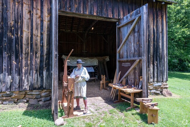 You can get a great history lesson while exploring the Historic Bethabara Park.