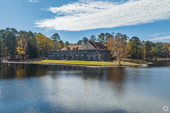 The area around Woodson is home to historic structures like Marylake Monastery.