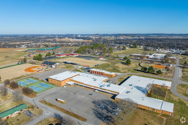 Mt. Pleasant High School is locate near the elementary and middle schools in Mount Pleasant.
