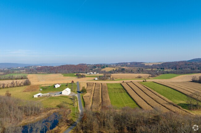Upper Bern is home to many farms and open fields between residential areas.