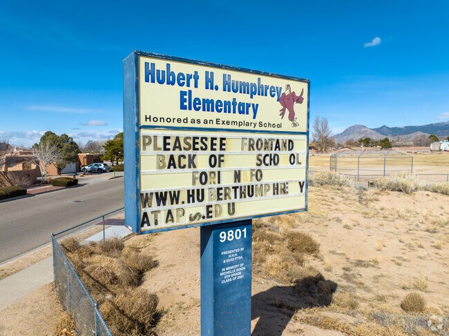Hubert H. Humphrey Elementary School has been teaching Far Northeast Heights kids since 1978.