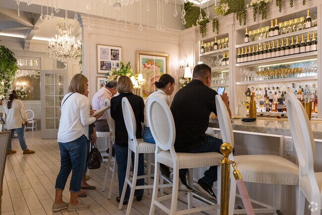 Grab a seat at the scenic bar at Cake Bake in Carmel