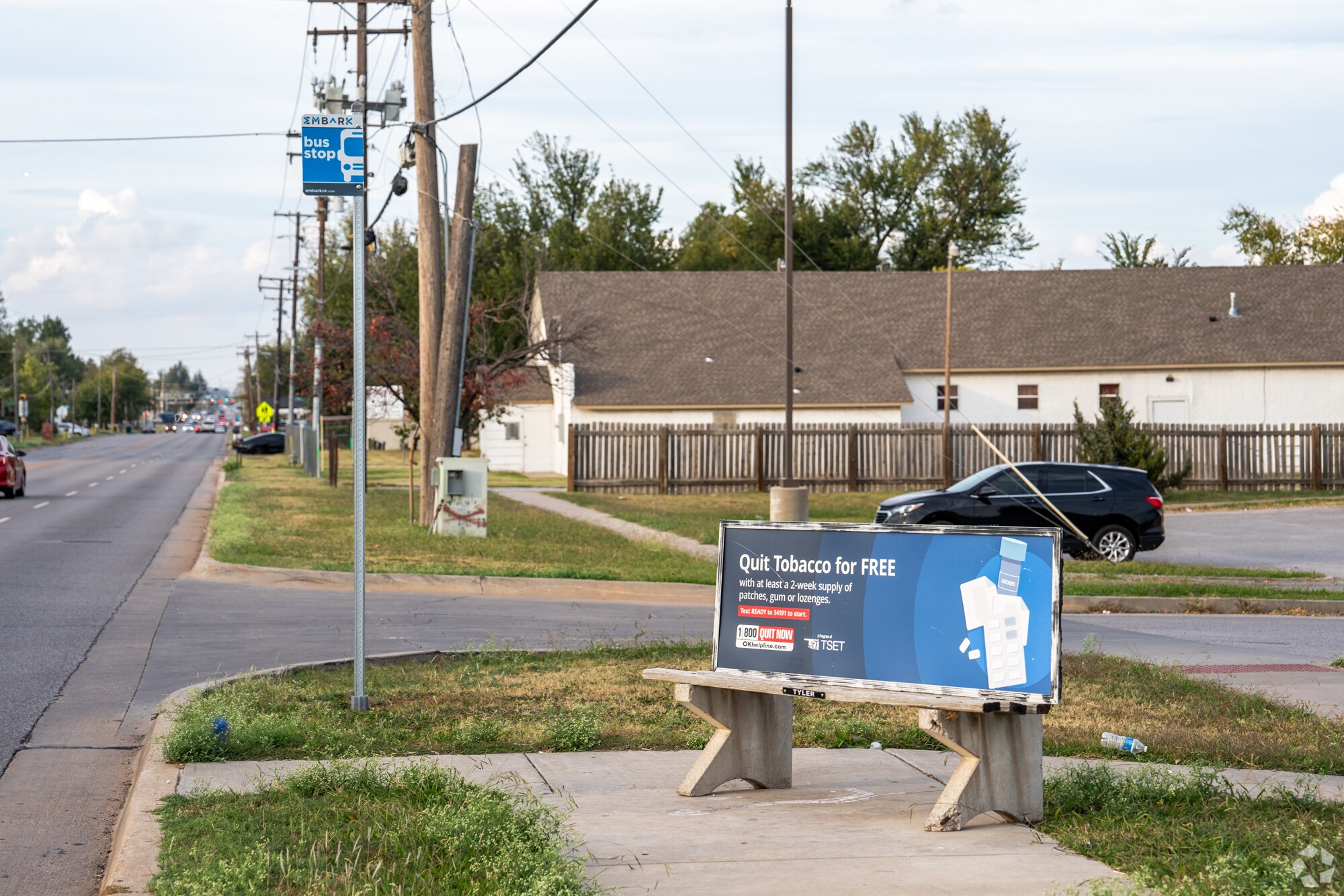 It never too far to grab a local bus at the many stops throughout Airline.