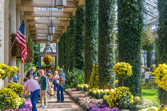 Bradford residents can make the short trip to Longwood Gardens to enjoy the astonishing gardens.