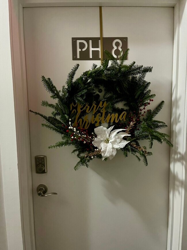 Front door of the Penthouse.