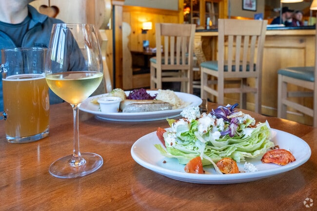 Golden Corral near Burnt Bridge Creek is a popular lunch destination.