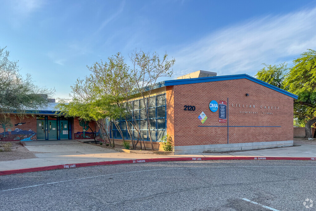 Lillian Cavett Elementary School serves grades K-5 in Tucson, Arizona.