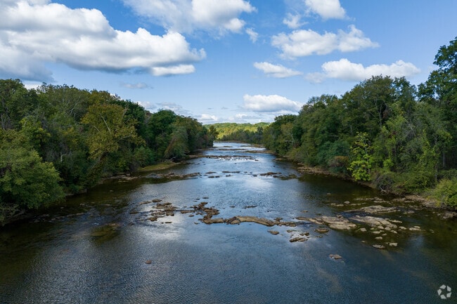 The tranquil Rappahannock River meanders through Fall Hill.