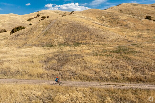 Bonneville Shoreline Preserve in Capitol Hill has bike trails with amazing views.