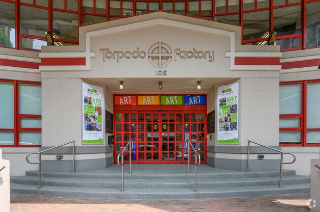 The Torpedo Factory in Old Town offers locals a unique experience of art and history.