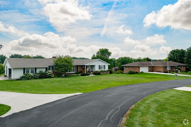 Many Kenton homes sit on lots that are half an acre or less.
