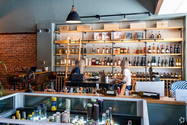 Cellar 8 Wine Bar is known for its artisan collection of local wine and spirits you can purchase in Carson City Center.