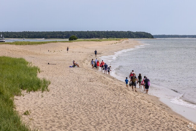 Families love to explore the beaches of Popponesset together.