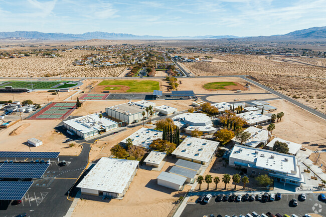 Twentynine Palms High School is a public school that serves just over 800 students.