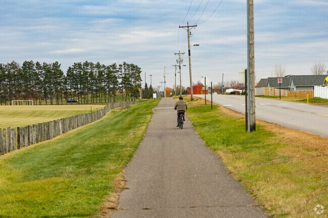 Residents are able to enjoy outdoor activities along Isanti’s scenic trails.