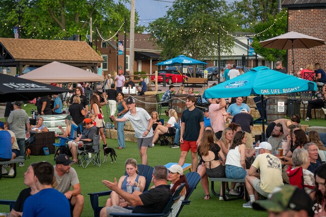 Play some yard games on the turf at Frankie Martin's in Cottleville.