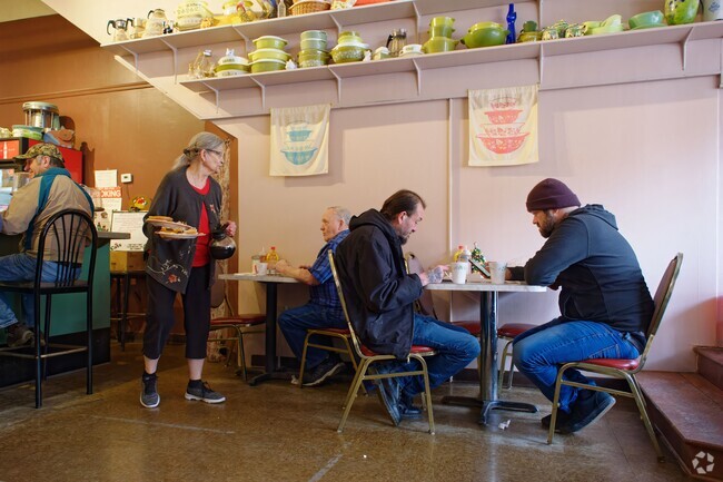 Customers at Donna's Restaurant on Market Street in Corning can enjoy traditional American comfort food surrounded by an eclectic art collection.