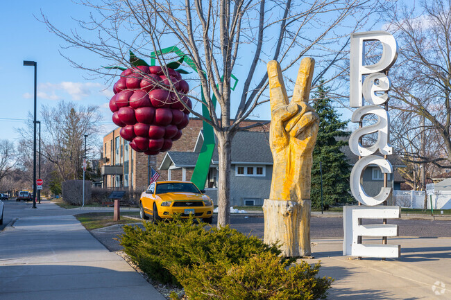 The rasberry is a symbol of the city of Hopkins.