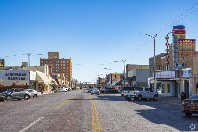Downtown Clovis offers breweries and antique shops along its brick streets.