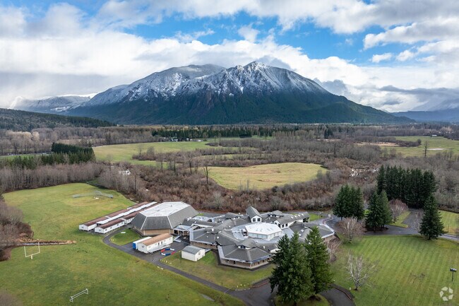 Snoqualmie Middle School aerial view.