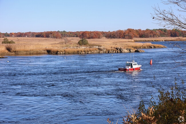 Old Ferry Road's stunning waterfront views add to its charm and beauty.