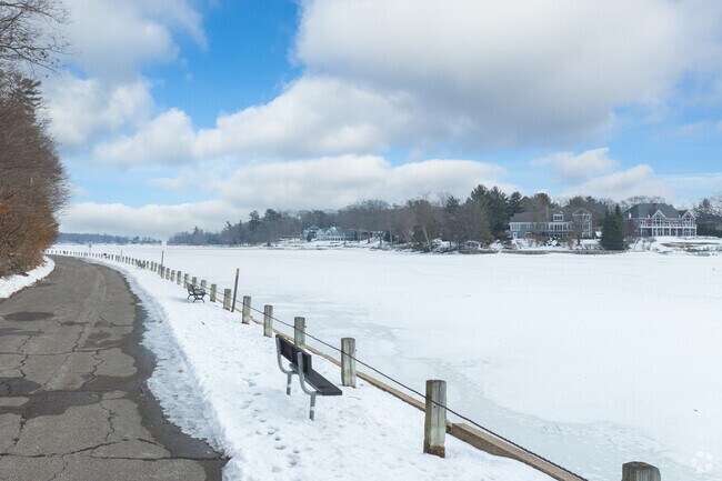 Locals can enjoy ice fishing during the winter months on Mona Lake in Norton Shores.