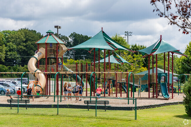 There is a large playground for visitors to enjoy at Civitan Park