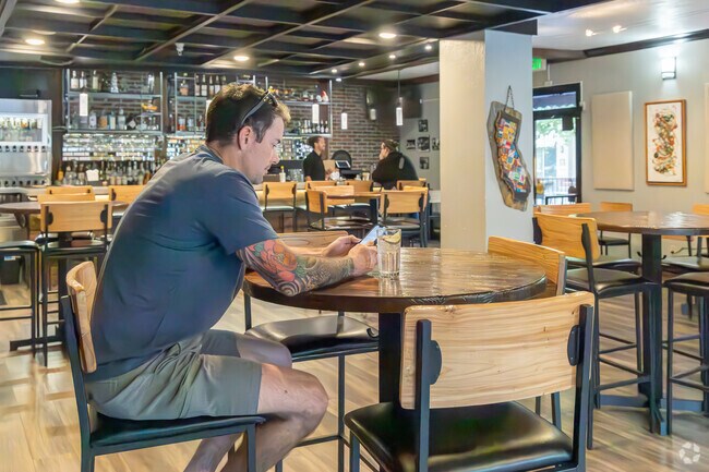 Stop in for a cool beverage at Vintage Public House.