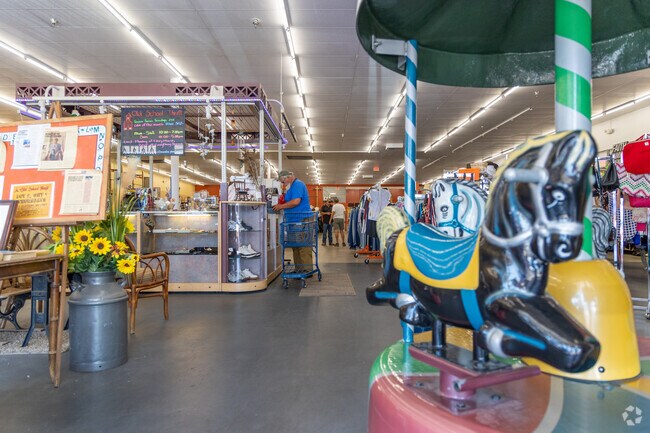 One of a kind items are found at Old School Thrift, around the corner from Groves Lincoln Park.