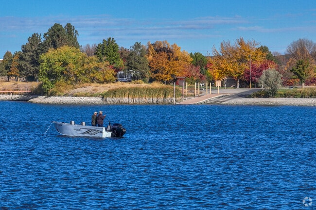 Fishing on Scooteney Reservoir offers serene moments near Basin City.