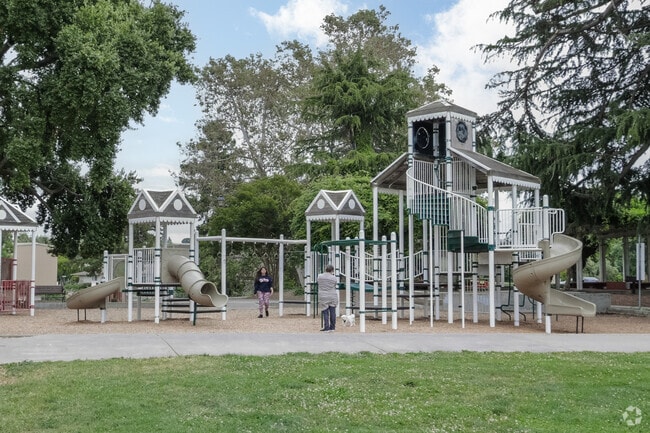 Ashland residents enjoy the Meek Park Playground.