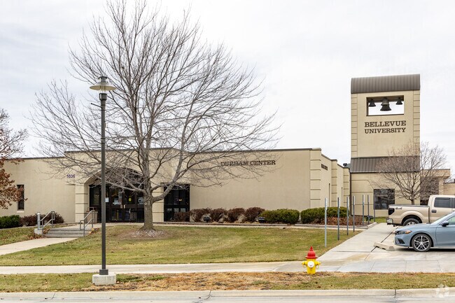 One of the nearest colleges is Bellevue University north of Plattsmouth.