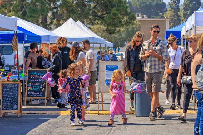 A fun Sunday morning can be had strolling the booths at the Farmers Market at Palos Verdes Peninsula High School in Rolling Hills Estates.