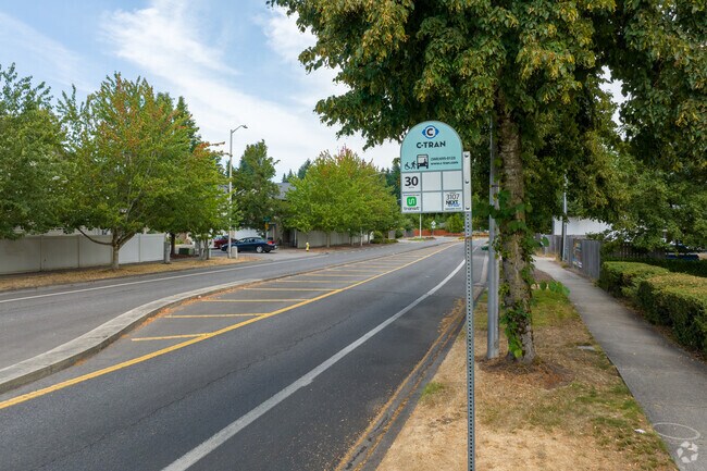 Parkside has several bus stops to help residents get around Vancouver.