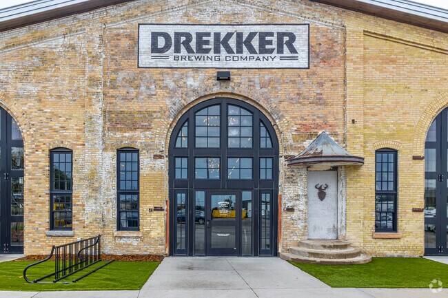 Stop by Drekker Brewing company for some great drinks and entertainment.