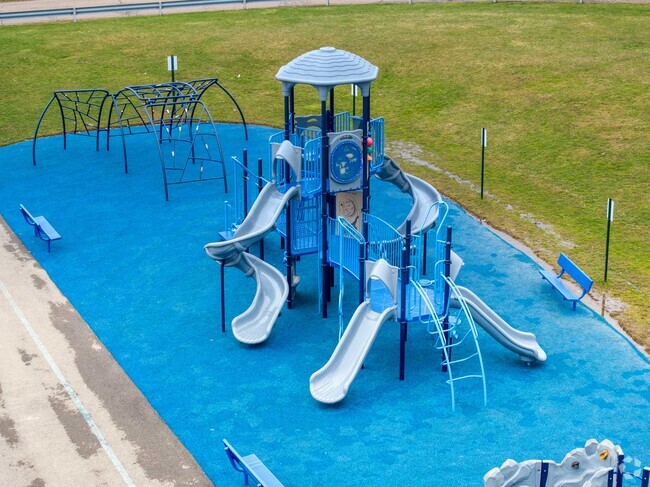 Todd Lane Elementary School has a fun playground for kids to enjoy during recess.