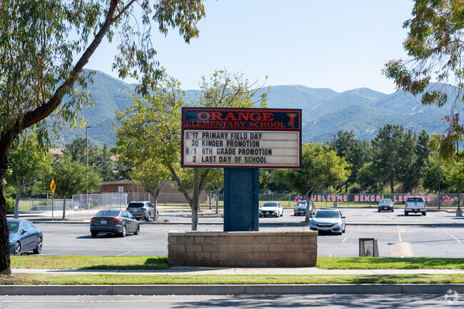 Orange Elementary School in the city of Corona, Ca.