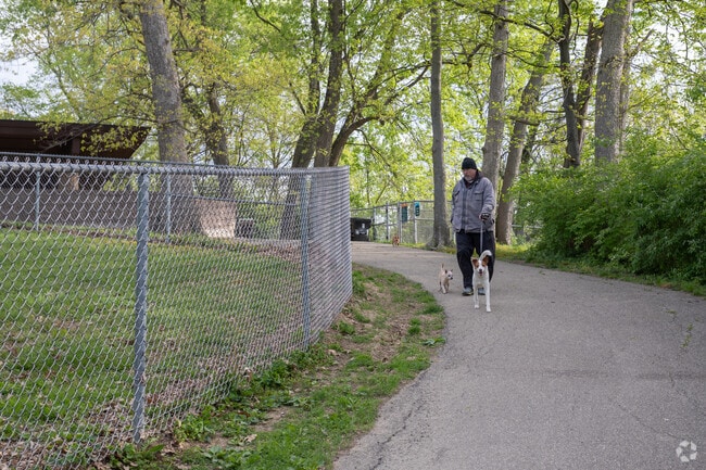 Covedale residents can take their dogs out to socialize at the Mt. Airy Dog Park.