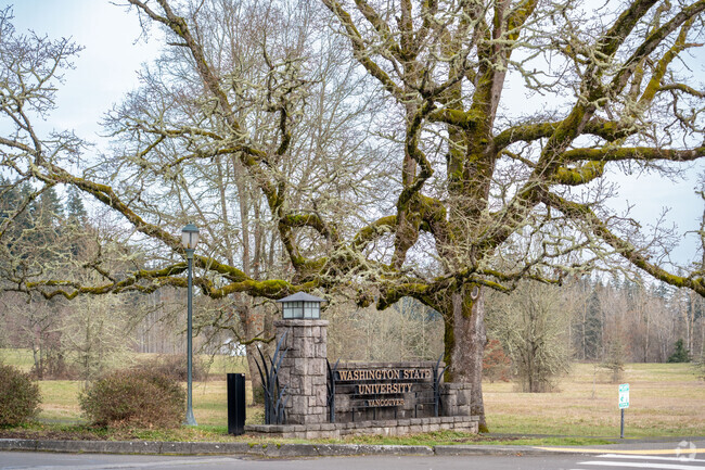 Washington University sits on the Eastern edge of the city of Salmon Creek.