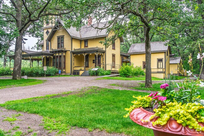 Minnetonka Mills Park includes the historic Burwell House.