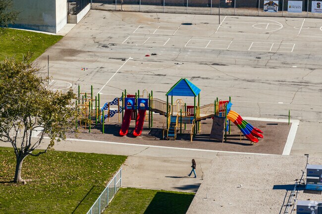 Harrison Elementary School offers playgrounds students love.