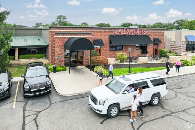 J Alexanders in Franklin Park has upscale American fare and an extensive wine selection.