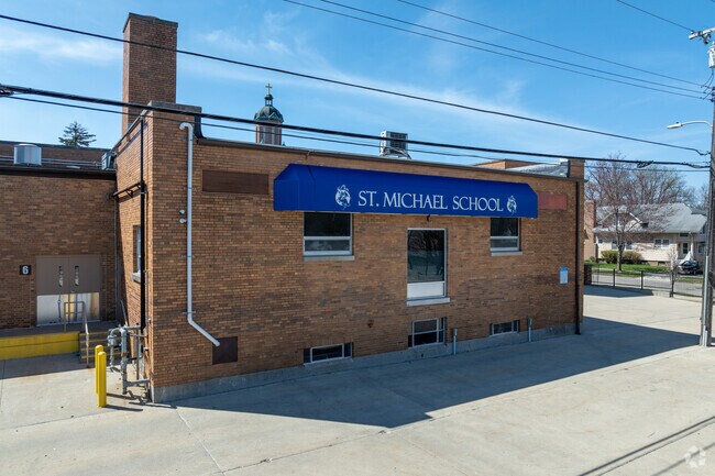 St. Michael's Catholic School enjoys prominent place in central Plymouth.